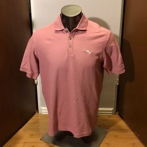 Men’s Tommy Bahama Pink Golf Shirt sz Medium